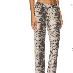 Jaded London Bootcut Jeans in animal print